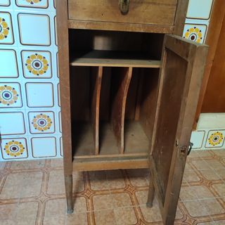 Antiguo mueble imprenta sXIX prensa papel