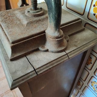 Antiguo mueble imprenta sXIX prensa papel