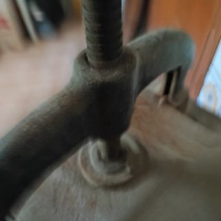 Antiguo mueble imprenta sXIX prensa papel