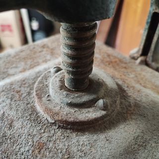 Antiguo mueble imprenta sXIX prensa papel