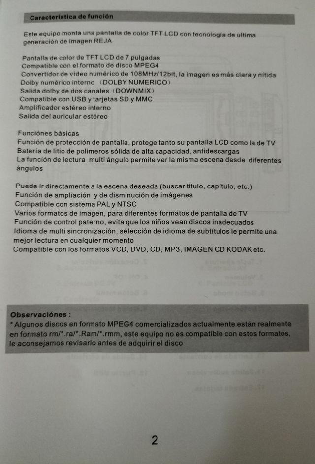 Pantalla TFT LCD 7 pulgadas coche