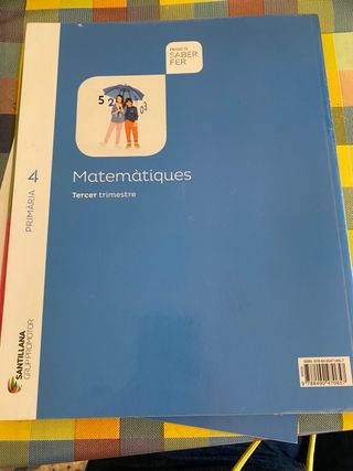 libro matemáticas 4º