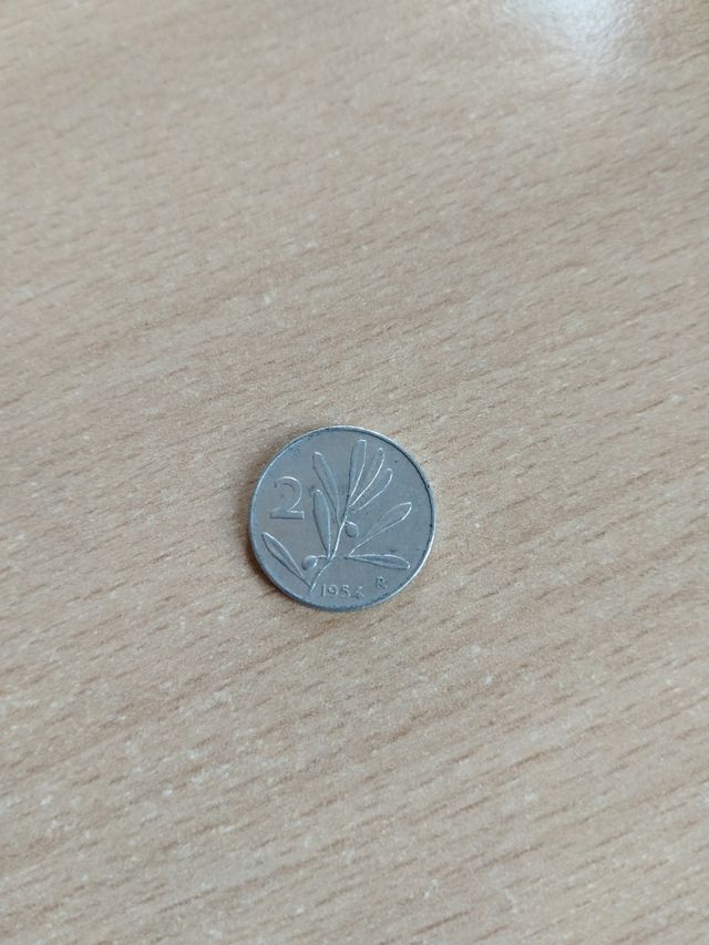 2lire ulivo 1954 in ottime condizioni 