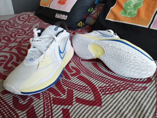 🏀Nike Kyrie low 5 White Game Royal nuevas 
