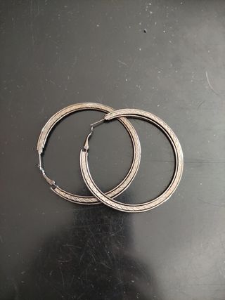 Pendientes de aro.