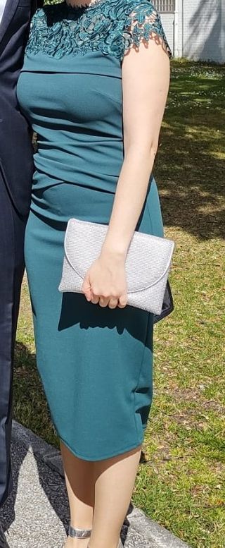 Vestido fiesta verde