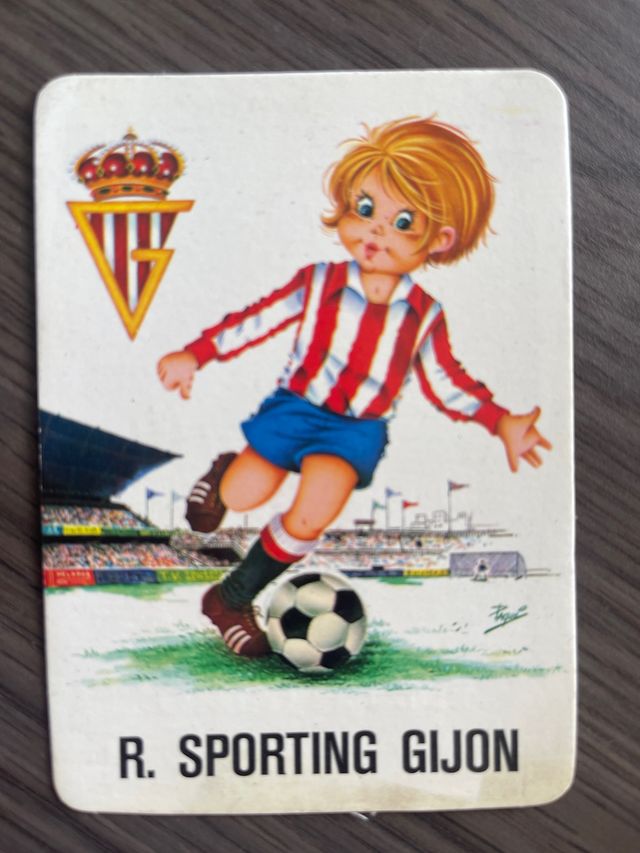 Calendario de bolsillo 1974 Real Sporting de Gijón