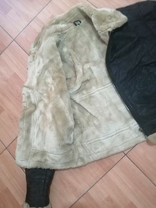 Chaqueta de cuero para hombre 