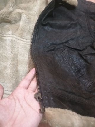 Chaqueta de cuero para hombre 
