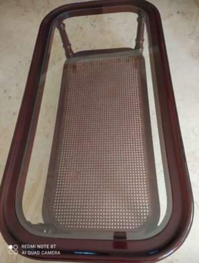 Sala in legno ciliegio-mogano completa