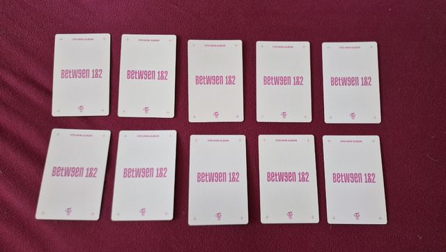 Twice photocards - Between 1&2 