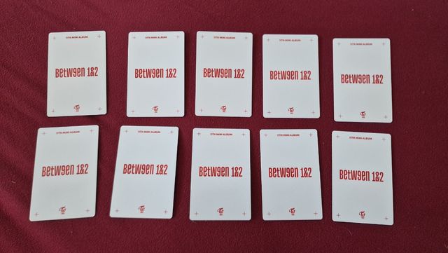 Twice photocards - Between 1&2 