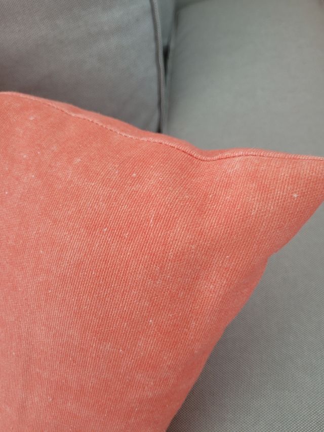 Cojín rectangular naranja