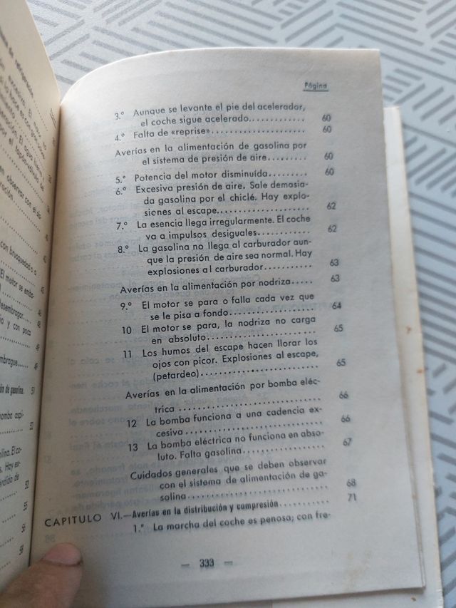 Consultor, reparación en ruta. Año 1956