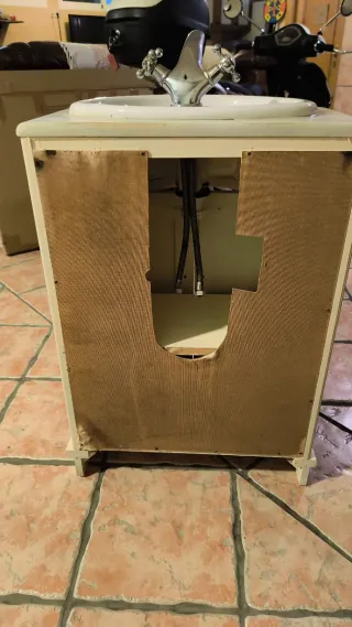 Mueble del baño+espejo+lavabo