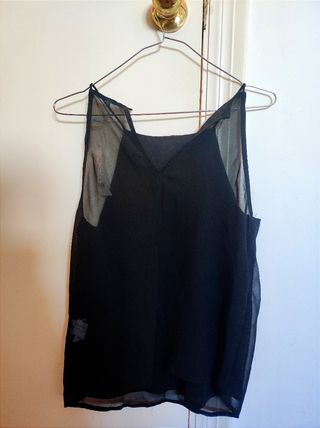 Blusa transparencias