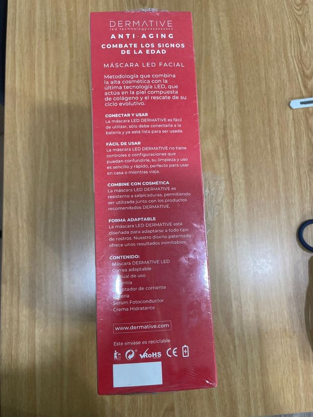 Máscara LED Dermative Antiedad