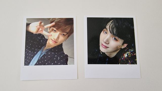 BTS photocards - Jungkook y Suga