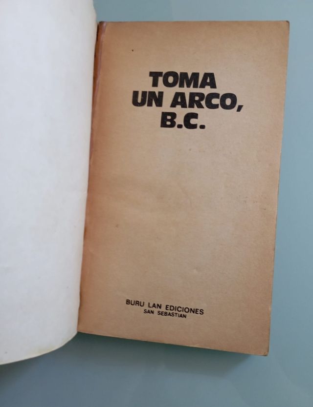 📚 Libro Toma un arco, B.C.