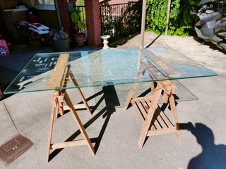 Mesa de cristal escritorio
