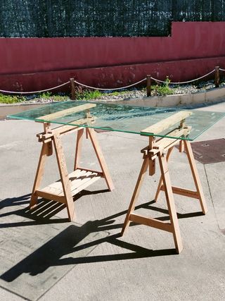 Mesa de cristal escritorio