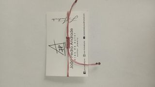 Pulsera plata hecha a mano