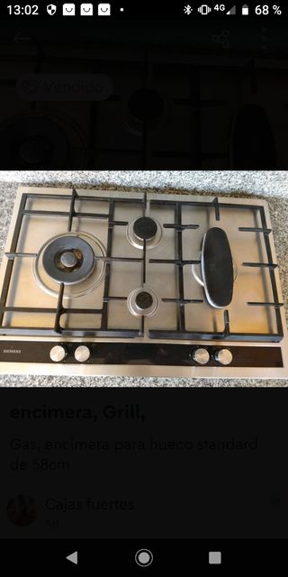 encimera y grill SIEMENS