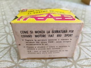 Cerradura capot motor Seat 850 Sport