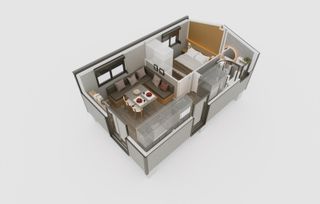 Casa prefabricada, mobilhome 1H