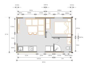 Casa prefabricada, mobilhome 1H