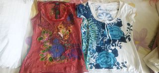 Camisetas estampadas Desigual talla M