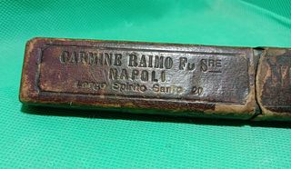 Antico rasoio anni '30 con contenitore