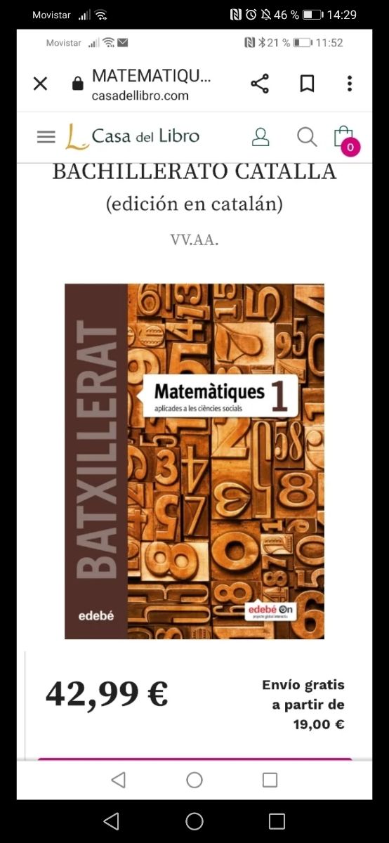 ISBN 9788468320854 Matemàtiques 1º B