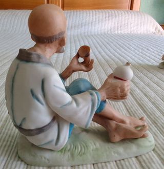 Vendo pareja figuras oriéntales vintage PERFECTAS