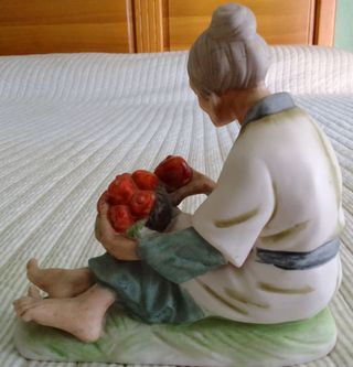 Vendo pareja figuras oriéntales vintage PERFECTAS
