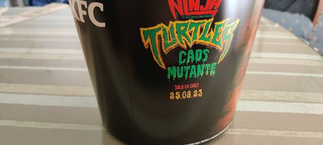 Cubo KFC tortugas ninja limitada