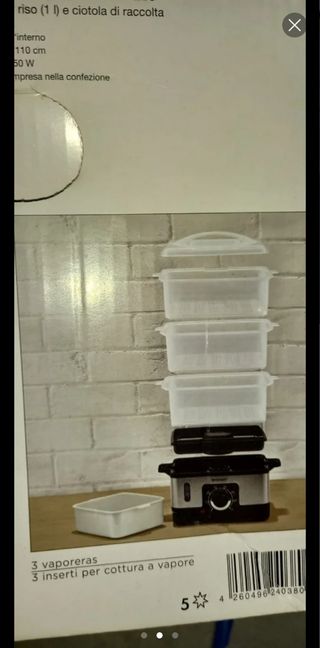 Cocedor electrónico al vapor