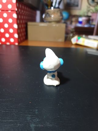 Figura pvc PITUFO FLAUTISTA