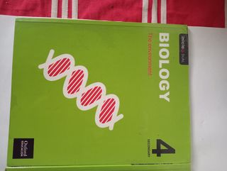 Libros Biología bilingüe 4