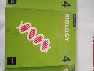 Libros Biología bilingüe 4