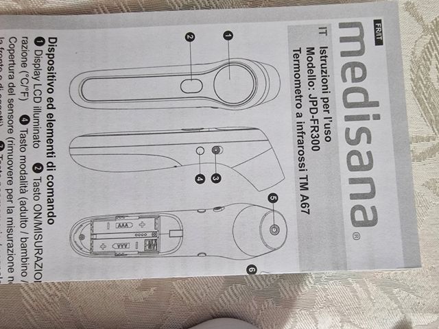 Termometro ad infrarossi Medisana JPDFR300