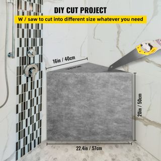 Panca per Doccia in Bagno Triangolare ad Angolo Im