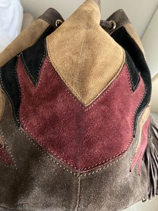 bolso piel de ante ZARA