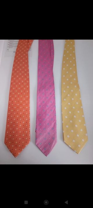 Corbatas lote de 3