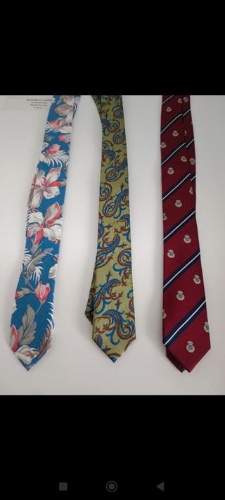 Corbatas lote de 3