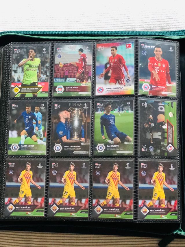 Lote cartas Topps Now Futbol/Fórmula 1