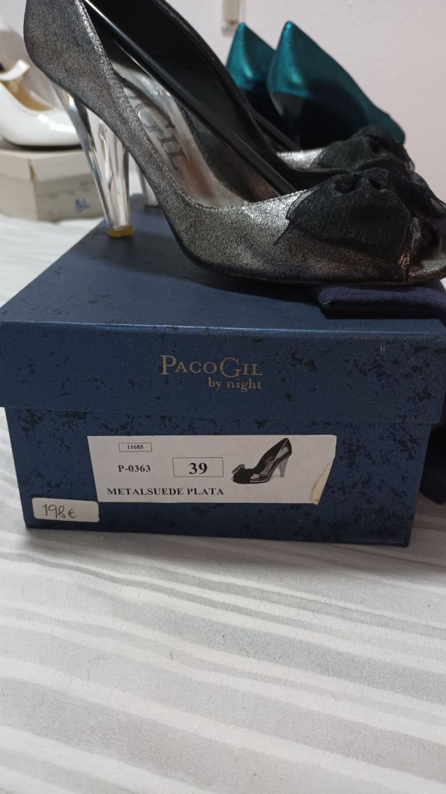 Zapatos de noche colección Paco Gil