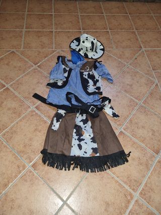 Disfraz vaquera. M-L
