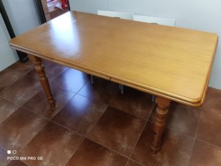 Mesa comedor salón rustica