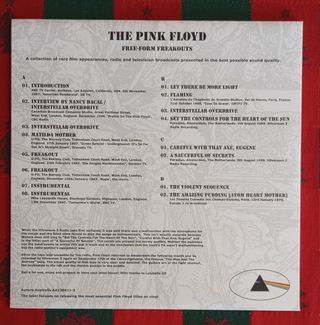 VINILO PINK FLOYD FREE-FORM FREAKOUTS.